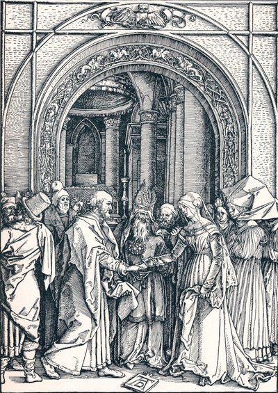 De verloving van de Maagd, 1506 1906 door Albrecht Dürer