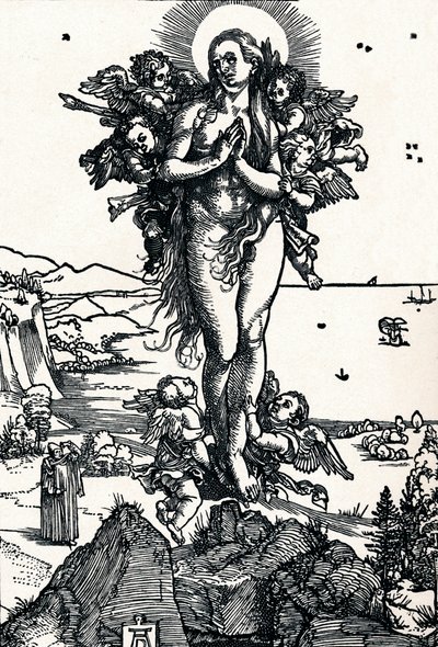 De Verheffing van St. Maria Magdalena, 1500 1906 door Albrecht Dürer