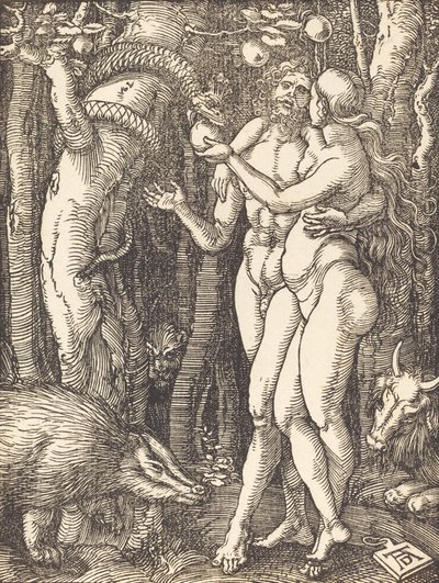 De Val van de Mens, waarschijnlijk ca. 1509-1510 door Albrecht Dürer
