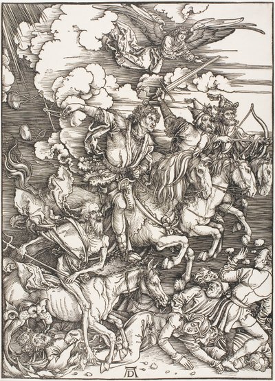 De Vier Ruiters van de Apocalyps, uit De Apocalyps door Albrecht Dürer
