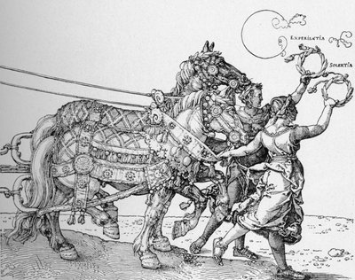 De Grote Triomfwagen van Keizer Maximiliaan, 1523, 1906 door Albrecht Dürer