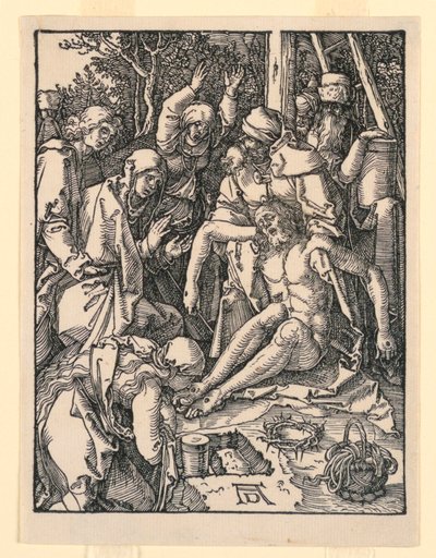 De Klaagzang, uit De Kleine Passie Serie door Albrecht Dürer