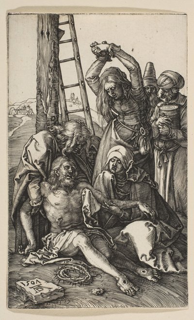 De Klaagzang, uit De Passie door Albrecht Dürer