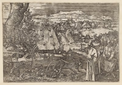 Het landschap met het kanon door Albrecht Dürer