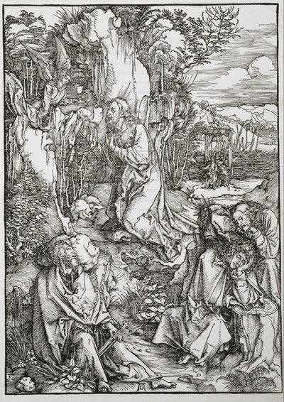 De grote passie: Christus op de Olijfberg door Albrecht Dürer