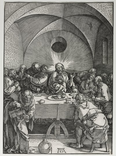 De Grote Passie: Het Laatste Avondmaal door Albrecht Dürer