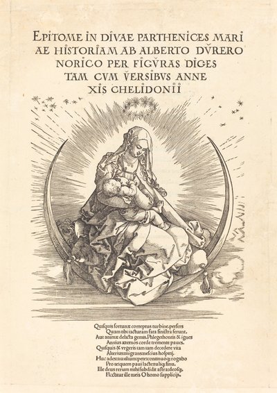 De Madonna op de Maan door Albrecht Dürer