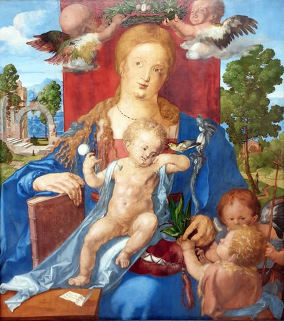 De Madonna met de sijs door Albrecht Dürer