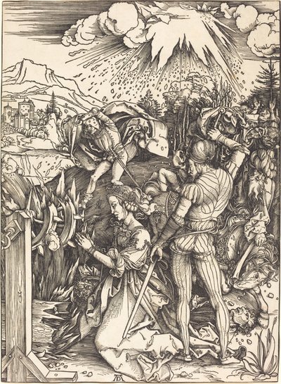 Het Martelaarschap van Sint-Catharina door Albrecht Dürer