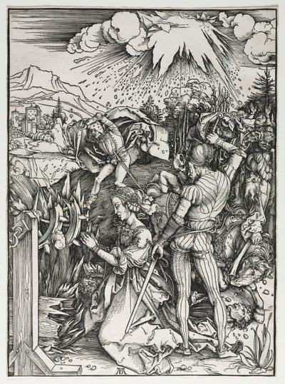 Het martelaarschap van Sint-Catharina van Alexandrië, ca. 1497 door Albrecht Dürer