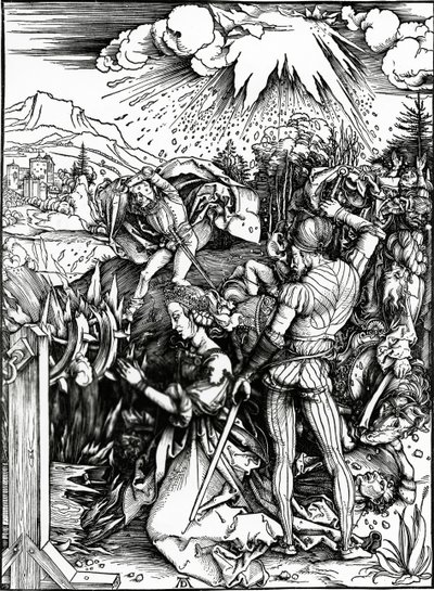 Het Martelaarschap van Sint Catharina door Albrecht Dürer