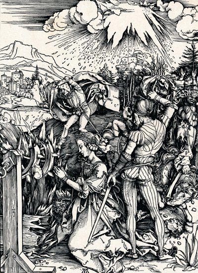Het martelaarschap van St. Catherine, 1497 door Albrecht Dürer