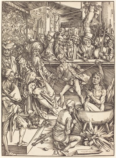 Het martelaarschap van Johannes de Evangelist door Albrecht Dürer