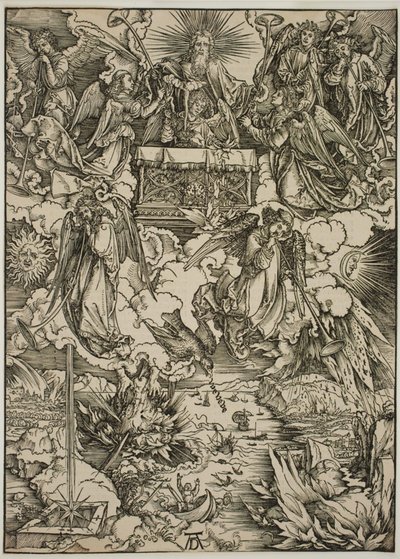 De zeven trompetten door Albrecht Dürer