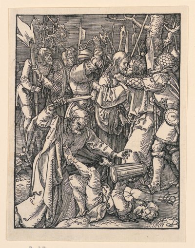 De gevangenneming van Christus, uit De Kleine Passie Serie door Albrecht Dürer
