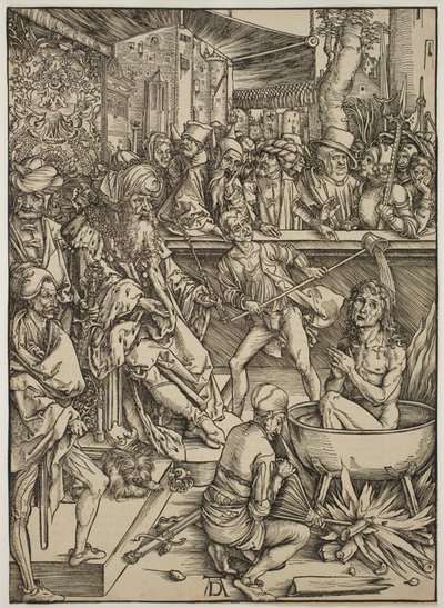 De marteling van St. Johannes de Evangelist door Albrecht Dürer