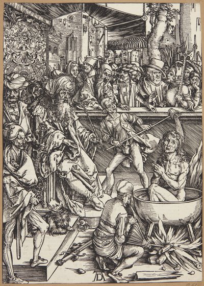 De Marteling van St. Johannes de Evangelist door Albrecht Dürer