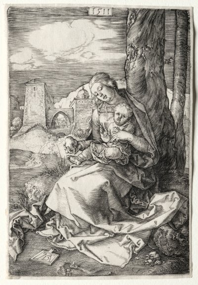 De Maagd en het Kind met de Peer, 1511 door Albrecht Dürer