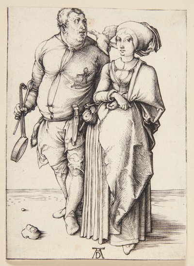 De kok en zijn vrouw door Albrecht Dürer