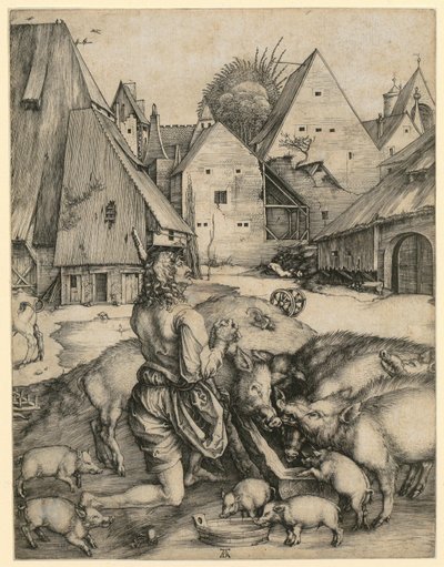 De verloren zoon door Albrecht Dürer