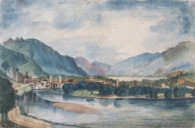 Uitzicht op Trento door Albrecht Dürer