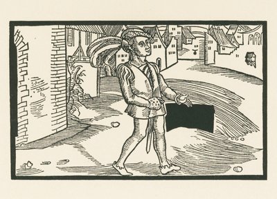 Aeschinus, ca.1492-93 (houtsnede) door Albrecht Dürer or Duerer