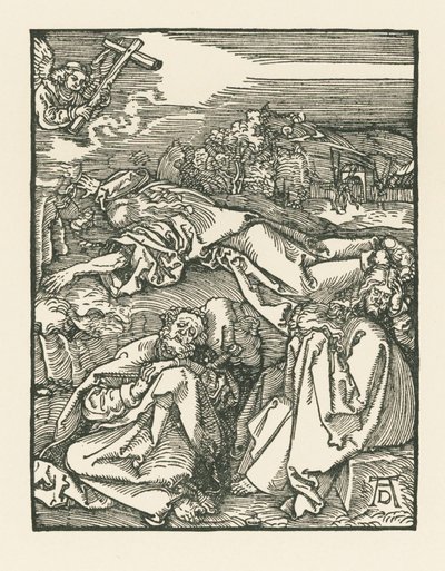 Agonie in de Hof - Christus op de Olijfberg, ca. 1508-09 (houtsnede) door Albrecht Dürer or Duerer