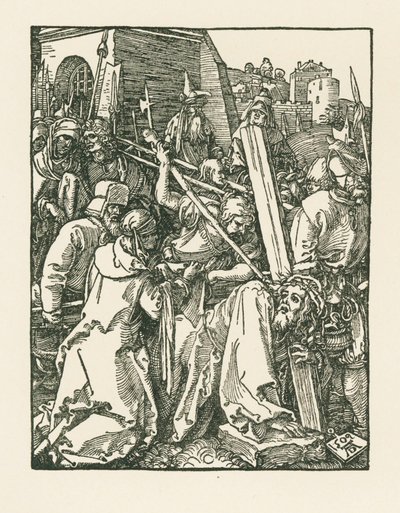 Christus draagt het kruis door Albrecht Dürer or Duerer