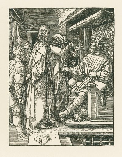 Christus voor Herodes door Albrecht Dürer or Duerer