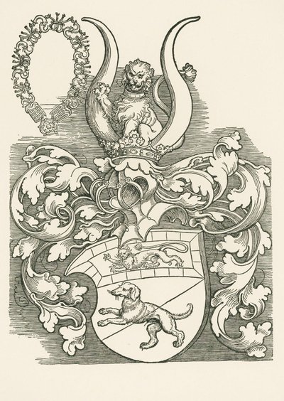 Wapen van Lorenz Staiber door Albrecht Dürer or Duerer