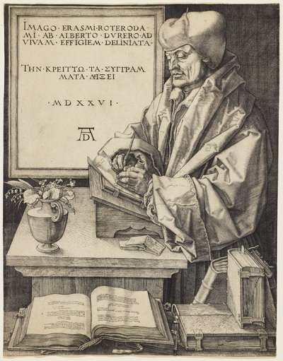 Erasmus van Rotterdam door Albrecht Dürer
