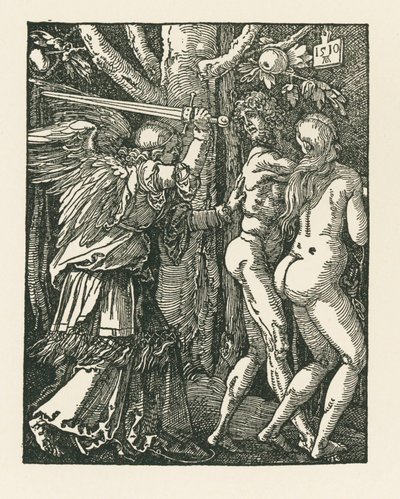 Verdrijving uit het paradijs door Albrecht Dürer or Duerer