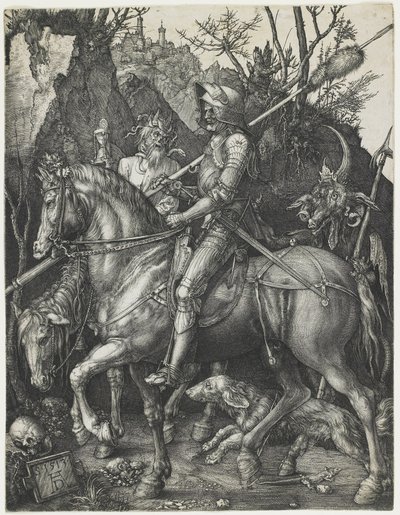 Ridder, Dood en de Duivel door Albrecht Dürer