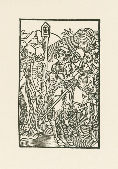 Ontmoeting tussen de levenden en de doden door Albrecht Dürer or Duerer