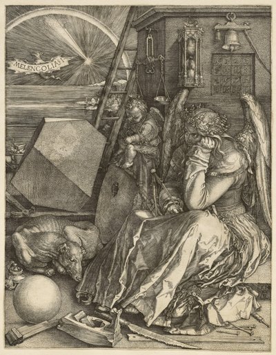 Melencolia I, 1514 door Albrecht Dürer