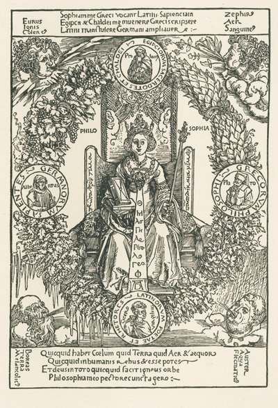 Filosofie door Albrecht Dürer or Duerer