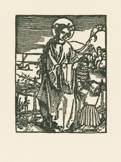 Heilige Dorothea door Albrecht Dürer or Duerer