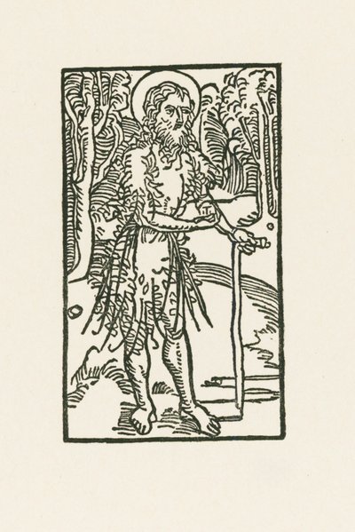 Sint Onophrius door Albrecht Dürer or Duerer