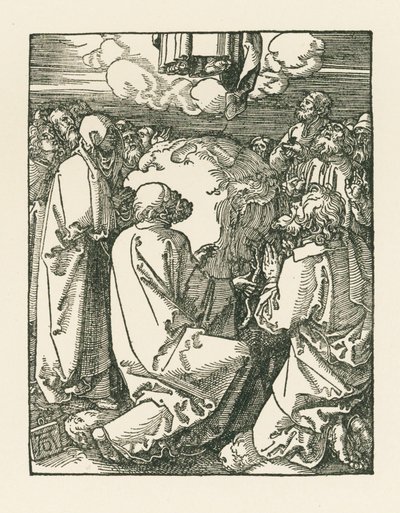 De Hemelvaart, ca. 1510 (houtsnede) door Albrecht Dürer or Duerer