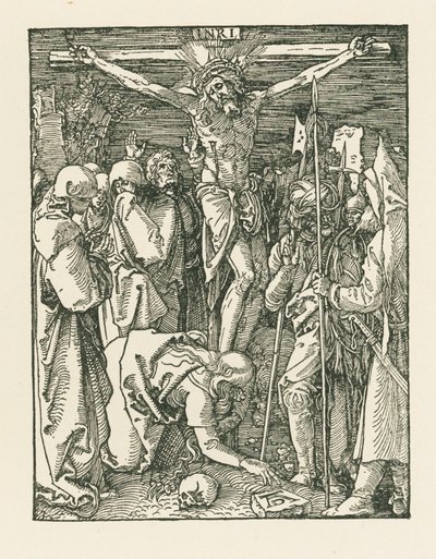 De kruisiging, c.1509 (houtsnede) door Albrecht Dürer or Duerer