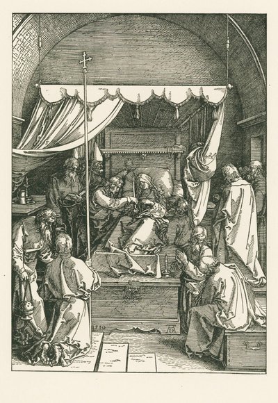 De dood van de maagd door Albrecht Dürer or Duerer