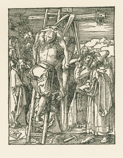 De Kruisafneming, ca. 1509-10 (houtsnede) door Albrecht Dürer or Duerer