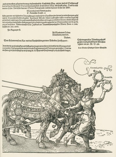 De grote triomfwagen door Albrecht Dürer or Duerer