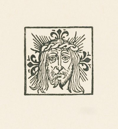 Het hoofd van Christus door Albrecht Dürer or Duerer