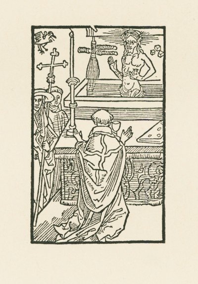 De mis van Sint Gregorius door Albrecht Dürer or Duerer