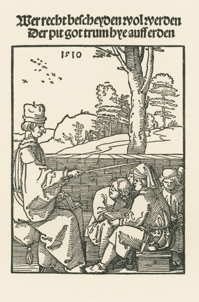 De schoolmeester door Albrecht Dürer or Duerer
