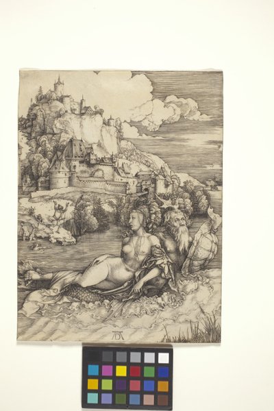 Het Zeemonster (Meerwunder) door Albrecht Dürer
