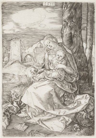 De Maagd en Kind met de Peer door Albrecht Dürer