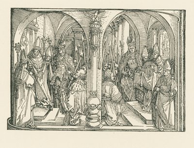 Triomfboog voor keizer Maximiliaan I door Albrecht Dürer or Duerer