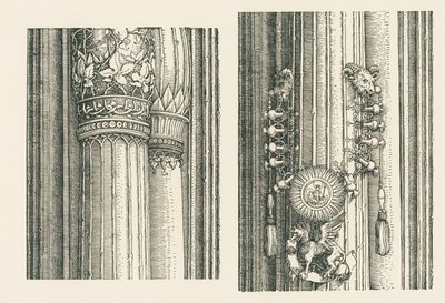 Triomfboog voor keizer Maximiliaan I door Albrecht Dürer or Duerer